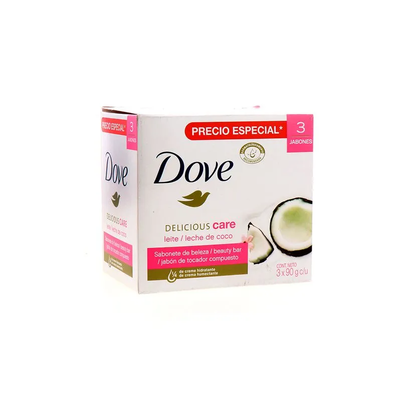 JABON DOVE CUIDADO ONDULGENTE COCO Y JAZMIN