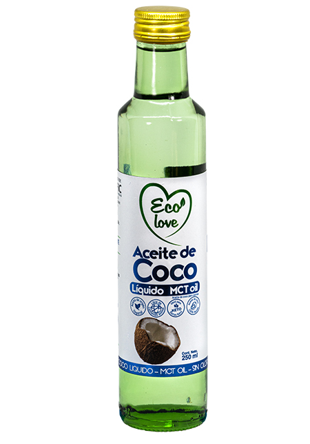 ECOLOVE Aceite de Coco MCT 250 Ml