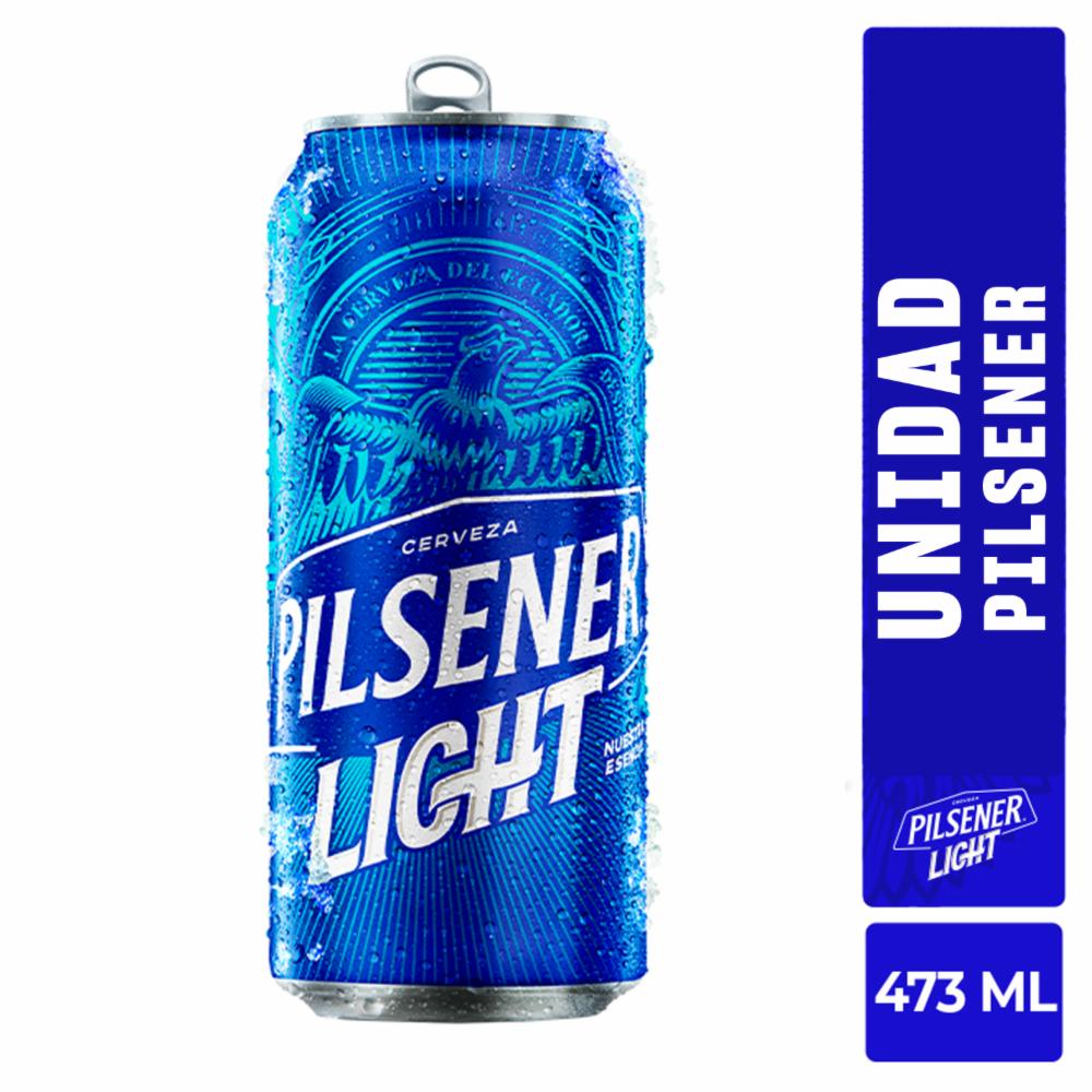 CERVEZA PILSENER LIGHT LATA 473CC NR